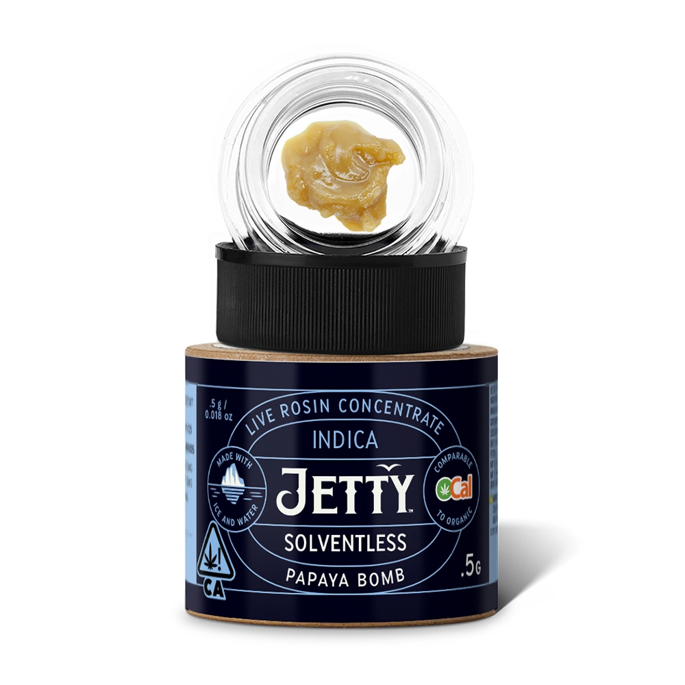 Papaya Bomb Jetty Extracts OCal Live Rosin